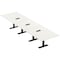 Skutchi Designs 16 Person Conference Table With Power Unit | 16' Rectangular Table | Harmony Series HAR-REC-48x192-T.BK-W960-EBLK - alternate 1