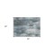Homeroots 2' X 3' Teal Abstract Washable Non Skid Indoor Outdoor Area Rug 563619 - alternate 5