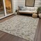 Homeroots 8' X 10' Beige Brown And Gray Floral Washable Indoor Outdoor Area Rug 597797 - alternate 7