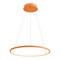 Jonathan Y Brice 23.75" Modern Contemporary Metal Round Dimmable Integrated LED Pendant, Orange JYL7203G - alternate 1