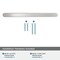 Amerock Rift 6-5/16 inch (160mm) Center-to-Center Polished Chrome Cabinet Pull, 10PK 10VMP3690626 - alternate 3