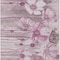 Homeroots 9' X 12' Plum Mauve And Pink Floral Washable Indoor Outdoor Area Rug 582762 - alternate 5