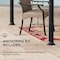 Sunjoy 11ft. x 11 ft. 2-tone Bronze Bamboo Steel Gazebo with 2-tier Hip Roof A101011900 - alternate 6
