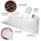 Performance Tool 17 in. Aluminum Dustpan, Wide Mouth, Steel Handle, Lightweight W30 - alternate 6