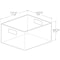 Azar Displays Storage Tote Bins With Handle, 4PK 556742-4PK - alternate 4