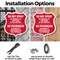 Signmission Bilingual No Spray Shield Sign Do Not Sp, 6 Inch X 6 Inch, Plastic Sign SHI-P-6-366 - alternate 5