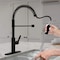 Anzzi Touchless PullDown Faucet with Fan Sprayer, Matte Black KF-AZ303MB - alternate 4