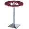 Holland Bar Stool Co 36" Chrome Montana Pub Table, 36" dia. Top L217C3636MontUn - alternate 1