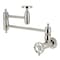 Kingston Brass Wall Mount Pot Filler Faucet, Polished Nickel KS3106RX - alternate 1