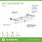 Symmons Dia 22 Inch Towel Shelf with Mounting Hardware 353TS-22 - alternate 5