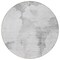 Homeroots 8' Silver Gray And Pewter Round Abstract Washable Indoor Outdoor Area Rug 582682 - alternate 4