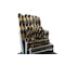 Drill America 29 Piece Piece HSS KFD Split Point Jobber Length Drill Bit Set, 1/16" - 1/2" KFD29J-SET - alternate 6