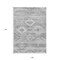 Homeroots 9' X 12' Silver Gray And Charcoal Southwestern Washable Indoor Outdoor Area Rug 588730 - alternate 4