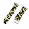 Elegani Rubber Band Compatible with Apple Watch 42mm, Green, Green/Yellow Gold/Rose Gold Buckle RSCMB-GRN-42 - alternate 1