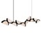 Cwi Lighting Moon Integrated LED Black Chandelier, 8inW 1715P70-10-101 - alternate 5