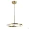 Afx One 18in LED Pendant - Light Antique Brass ONEP18LAJUDLB - alternate 1