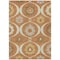 Homeroots 9' X 12' Orange Copper And Gray Medallion Washable Indoor Outdoor Area Rug 589642 - alternate 6