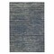 Homeroots 9' X 12' Gray and Blue Striped Stain Resistant Indoor Outdoor Area Rug 531663 - alternate 6