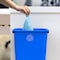 Storex 7 Gallon Recycle Basket, Blue 00714U06C - alternate 3