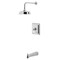 Kingston Brass Single-Handle Pressure Balanced Tub and Shower Faucet, Polished Chrome KB5891PL - alternate 1