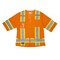 Radians 100% Polyester Solid Knit Front, 100% Polyester Mesh Back, Zipper Closure, Orange, Size 2X SV63WO2X - alternate 6