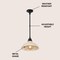Jonathan Y Jasper 12.25" 1-Light Farmhouse Industrial Indoor/Outdoor Iron LED Pendant, Matte Almond JYL7611J - alternate 6