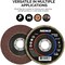Neiko Flap Disc, Alum Oxide, 80 Grit, 10 Pack 11108A - alternate 3