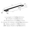 Amerock Cityscape 6-5/16 inch (160mm) Center-to-Center Oil-Rubbed Bronze Cabinet Pull, 25PK 25VMP37133ORB - alternate 3