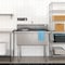 Koolmore 42 in. 18-Gauge 2-Compartment Commercial Sink with Backsplash, Bowl dimensions 18''x24''x14'' KM-SB182414-N3 - alternate 5