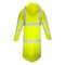 Dome75 DYNAMIC Series Class 3 Black Bottom Rain Trench Coat, HiVis Yellow, SM/MD DRT3432 - alternate 4