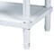 Baxton Studio Legrand Classic French Two-Tone White and Natural Brown 1-Drawer End Table 251-13896-ZORO - alternate 9