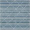 Homeroots 5' X 8' Denim Blue And Teal Blue Geometric Washable Indoor Outdoor Area Rug 610685 - alternate 5