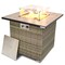 Serenelife Propane Fire Pit Table, 50000 BTU CSA/ETL Certified Safe Gas Table with Sturdy Wicker Base SLFPX45 - alternate 1