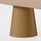 Homeroots 86" Natural Solid Wood Double Pedestal Base Oval Dining Table 720705 - alternate 4