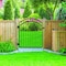 Nuvo Iron 45in Wx 56in H Coral Gate Arched Rails, 48in W Opening, Self Close Hardware w/Double Side Handle ICGA4556 - alternate 8