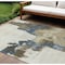 Homeroots 8' X 10' Beige And Brown Abstract Washable Indoor Outdoor Area Rug 609157 - alternate 1