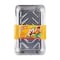 Glad Disposable Steam Pan, Aluminum, Silver, 20-1/2 in L, 12-1/2 in W, 2-3/4 in H, 2PK BBP21178 - alternate 1
