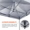 Ergodyne White Enclosed Pop-Up Tent Kit - 10ft x 10ft 6057 - alternate 5