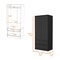 Homeroots 32" Black Accent Cabinet Soft Close With Multiple Shelves And Three Drawers 518212 - alternate 4