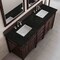 James Martin Vanities Brittany 72" Double Vanity, Burnished Mahogany, w/ 3 CM Phantome Eclos Top 650-V72-BNM-3PHT - alternate 5