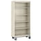 Sandusky Lee 5-Shelf Mobile Bookcase, 78"x36" Putty BM40361872-07 - alternate 1
