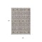 Homeroots 8' X 10' Taupe Gray And Gold Geometric Washable Indoor Outdoor Area Rug 612229 - alternate 5