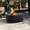 Sunjoy 38 in Smokeless Fire Pit with Ash Pan and Poker, Portable Wood Burning Fireplace, Black A301061100 - alternate 7