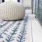 Jonathan Y Tokay Bohemian Geometric Ivory/Blue 2 ft. x 10 ft. Indoor/Outdoor Runner Rug SMB132B-210 - alternate 4