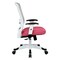 Space Seating Pulsar White Frame Managers Chair, Pink 317W-W1C1F2W-261 - alternate 4