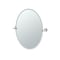 Gatco Tavern 26.5" Frameless Oval Mirror, Polished Nickel 4129 - alternate 1