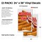 Signmission Mozzerella Sticks, Vinyl Decals Only 24 Inch x 36 Inch, Vinyl Decal, 2PK DSB-2436-2PACK-Mozzerella Sticks - alternate 2