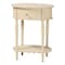 Bali & Pari Liba End Table with Scalloped Detailing and Open Shelf Storage 271-14795-ZORO - alternate 1