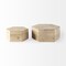 Homeroots Set of Two Natural Solid Wood Box With Lid, 2PK 392585 - alternate 4