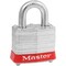 Master Lock Lockout Padlock, Keyed Different, Steel, Red, 3/4 in Shackle Height, 1 9/16 in Body Width 3RED - alternate 1